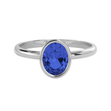 TZ Grace with Natural Blue Sapphire