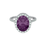 TZ Brilliance with Natural Amethyst