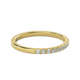 TZ Classic Gold Pavé Band