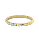 TZ Classic Gold Pavé Band