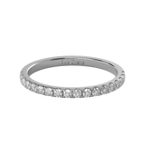 TZ Classic Silver Pavé Band