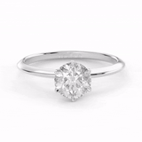TZ Classic 6-Prong Solitaire Ring with Natural Diamond