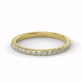 TZ Classic Gold Pavé Band