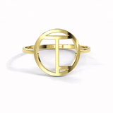 TZ Classic Gold Signature Ring