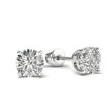 TZ Classic Stud Earrings with Natural Diamond
