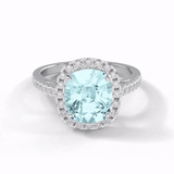 TZ Brilliance with Natural Aquamarine