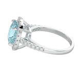 TZ Brilliance with Natural Aquamarine