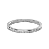 TZ Classic White Gold Channel Band