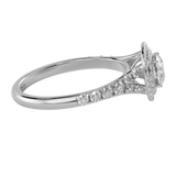 TZ Classic Double Halo Pavé with Natural Diamond