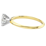 TZ Classic 6-Prong Solitaire Ring with Natural Diamond