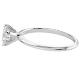 TZ Classic 6-Prong Solitaire Ring with Natural Diamond