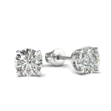 TZ Classic Stud Earrings with Natural Diamond