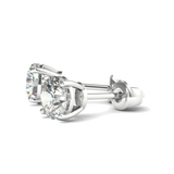 TZ Classic Stud Earrings with Natural Diamond