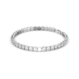 TZ Silver Tennis Bracelet