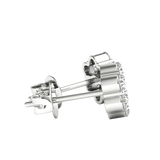 TZ Classic Cluster Earrings with Natural Diamond