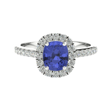 TZ Belle with Natural Blue Sapphire