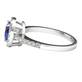 TZ Belle with Natural Blue Sapphire