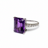TZ Amore with Natural Amethyst