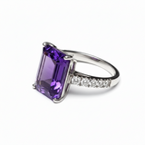 TZ Amore with Natural Amethyst