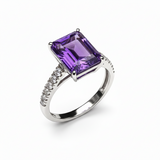 TZ Amore with Natural Amethyst