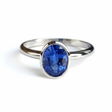 TZ Grace with Natural Blue Sapphire