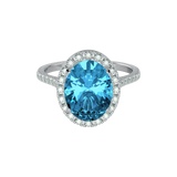 TZ Brilliance with Natural Blue Topaz