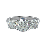 TZ Classic 3-Stone Ring with Natural Diamond