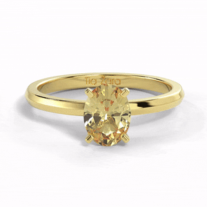 TZ Classic with Natural Yellow Sapphire