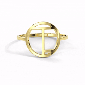 TZ Classic Gold Signature Ring