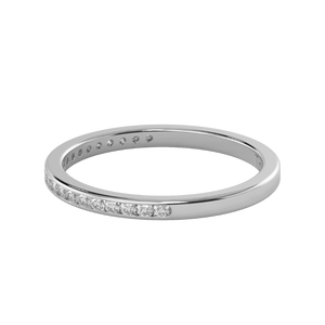 TZ Classic White Gold Channel Band