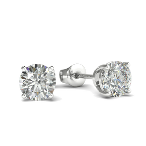 TZ Classic Stud Earrings with Natural Diamond