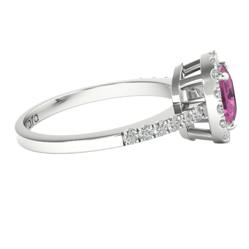 TZ Belle with Natural Pink Sapphire