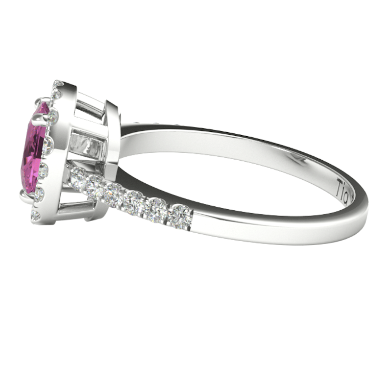 TZ Belle with Natural Pink Sapphire