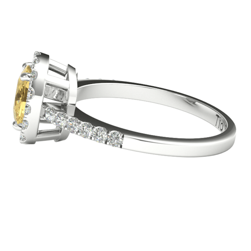 TZ Belle with Natural Yellow Sapphire